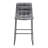Bianchini Upholstered Counter Stool with Metal Frame