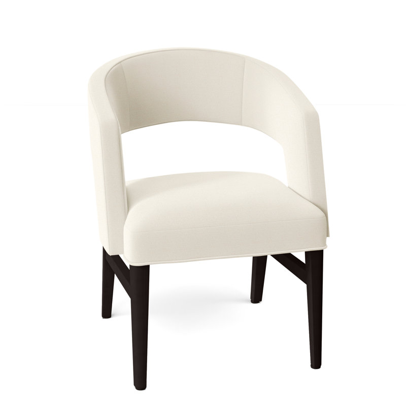 Chaise avec accoudoirs Bryant, Espresso, Perigold Pierson neige