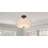 Nichoel Linen Semi Flush Mount-440036252
