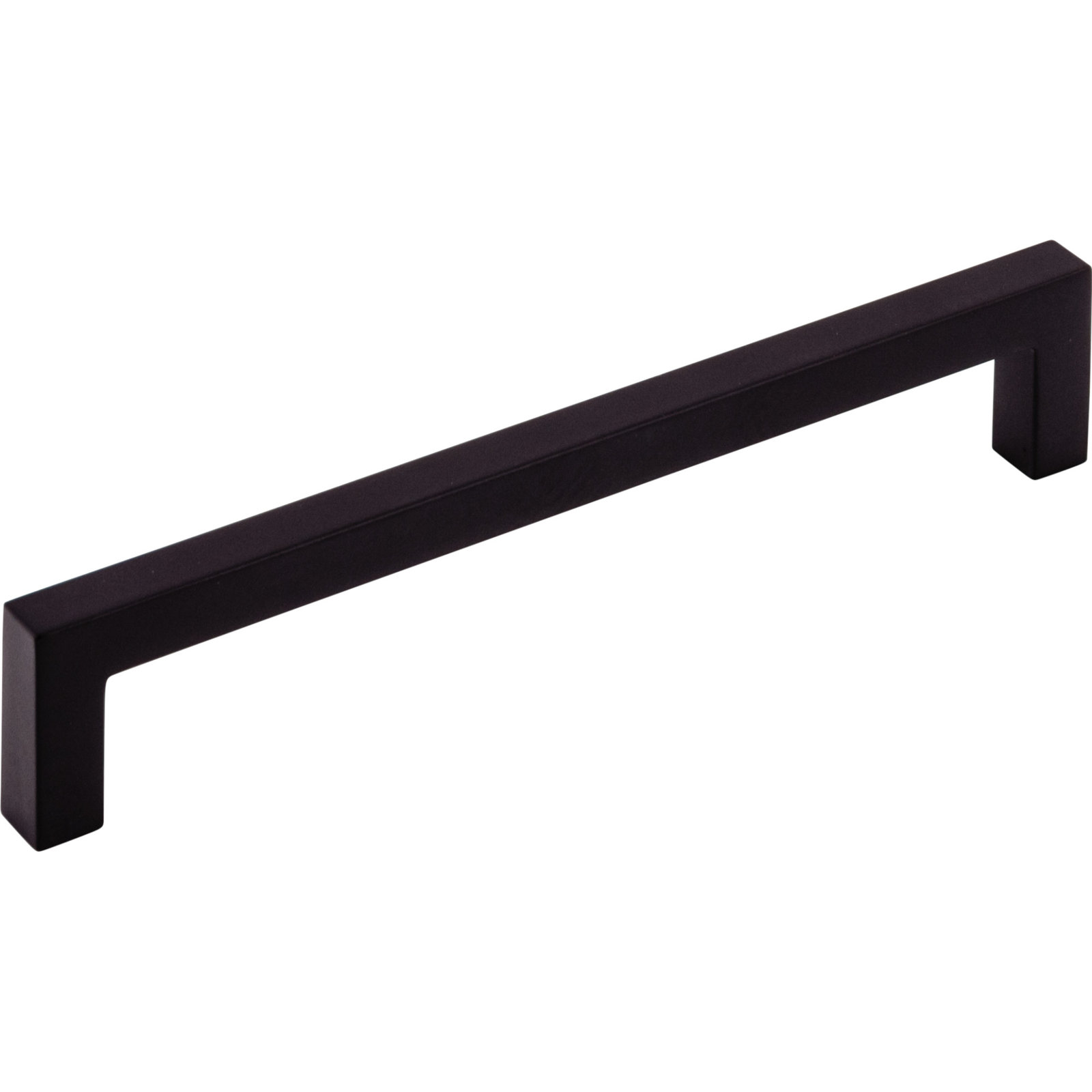 Square Bar pull, Flat Black, 6 5/16" Center to Center