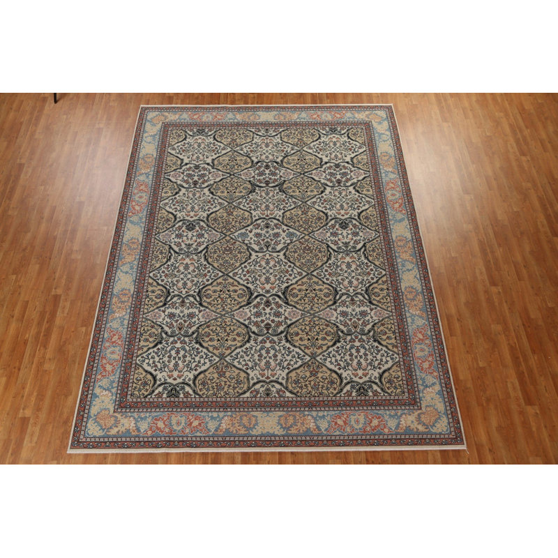 Tapis turc Bakhtiari noué à la main 10 x 13