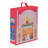 Home & Go Dollhouse Playset Travel & Storage Case with Bed/Bedding for 12-inch Fashion Dolls - Pink/Multi