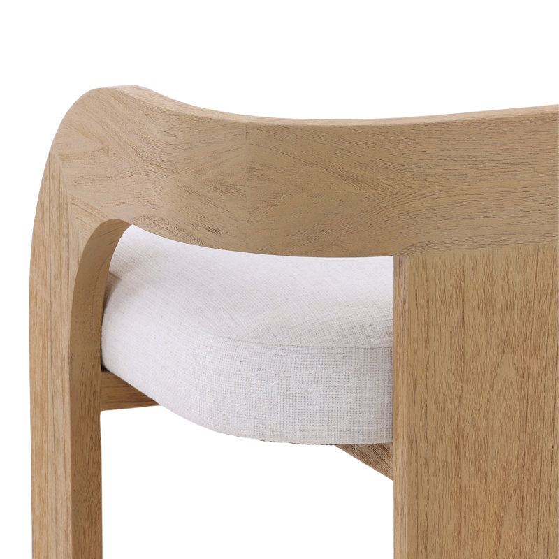 Tyson 34" Tall Counter Stool, Cream