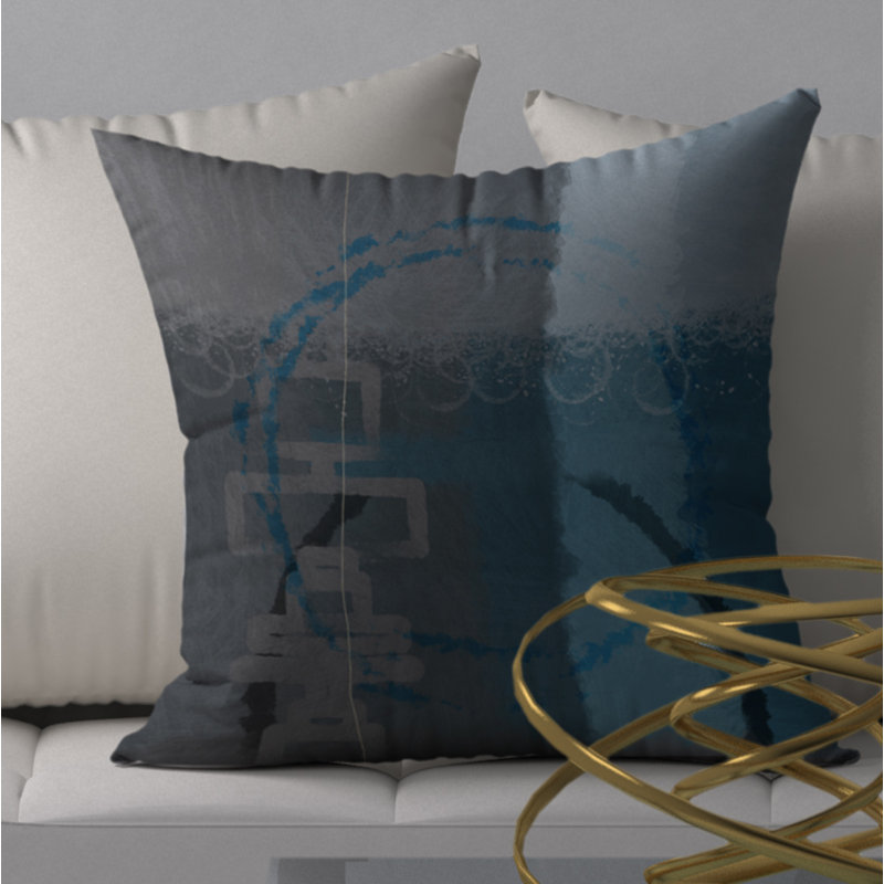 Housse de coussin carré et insert, H 24 po x l 24 po x p 6 po