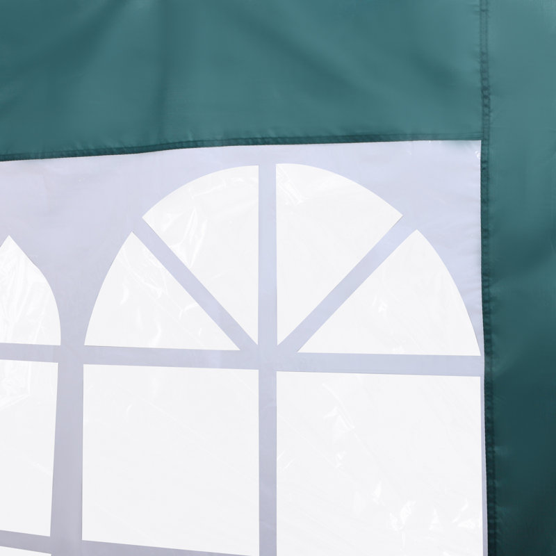 Segovia Dakota Fields Fabric Side Wall for Gazebo, Green