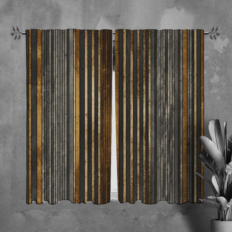 Paire de rideaux obscurcissant en polyester Svetlyo, L 20 po x L 61 po