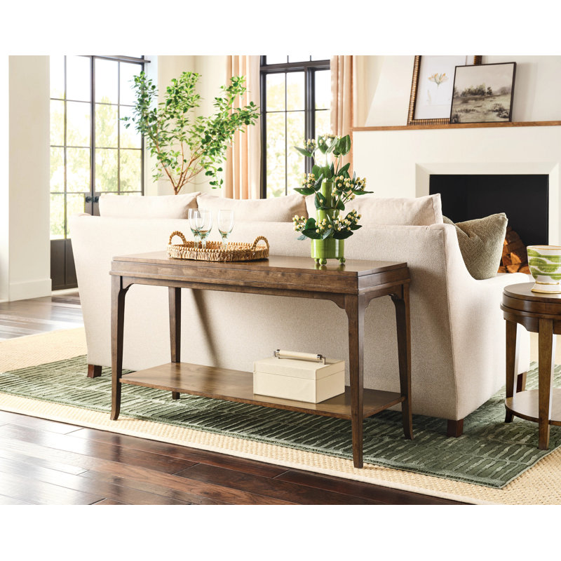 RECTANGULAR SOFA TABLE-AUBURN, Brown