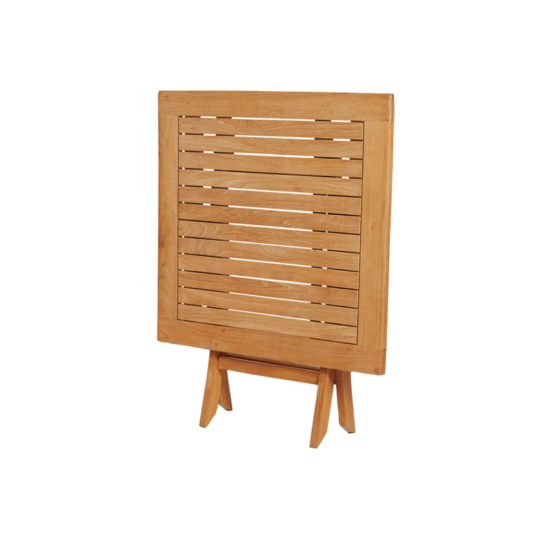 ARB Teak Outdoor Square Teak Outdoor Folding Dining Table