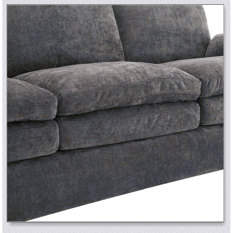 Canapé surdimensionné confortable avec des matériaux de qualité supérieure pour une détente et une durabilité ultimes dans votre salon