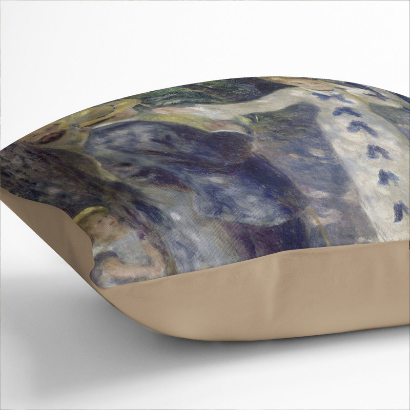 The Swing Scatter Cushion with Filling, 55cm H x 55cm W x 20cm D, Stone