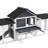 83"L Rabbit Den - Solid, , Gray Spacious & , Dark For Rabbits