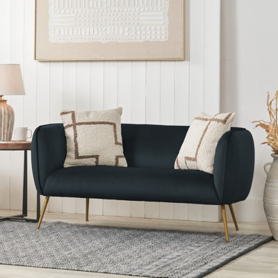 Lucca 2 Seater Velvet Sofa