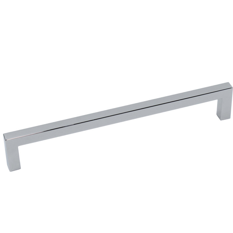 Poignée barre carrée 7 9/16" centré Kai, Nickel poli