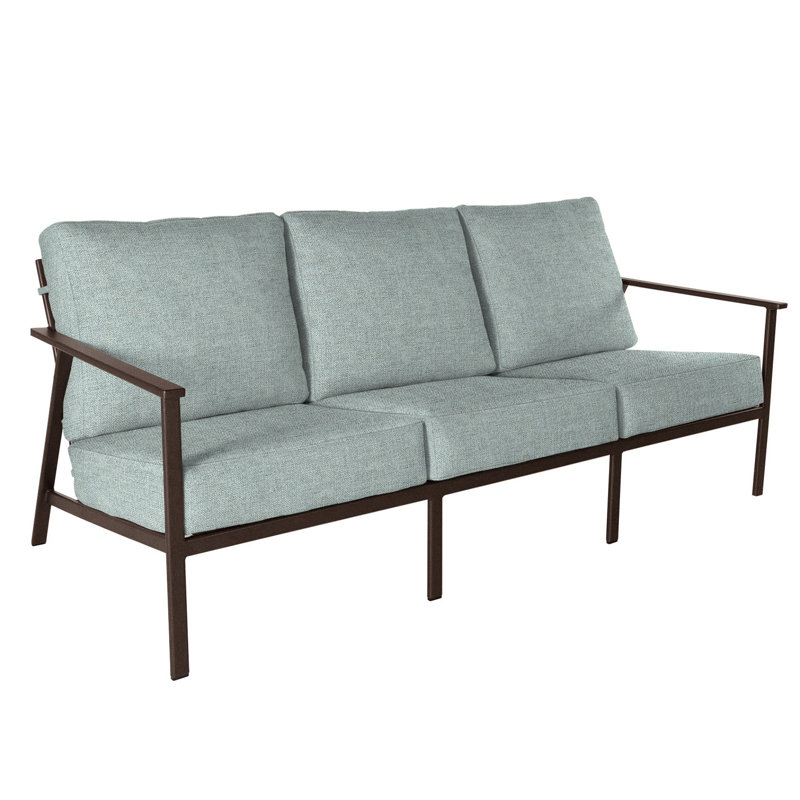 Marin Outdoor 3 - Seat Patio Sofa, Copper Creek, Pique Midnight