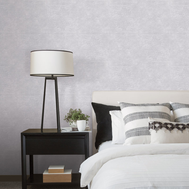 10m x 53cm Matte Wallpaper Roll, Silver