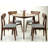 Clinger Clemente 4 - Person Dining Set-1279611231