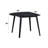 Real Black Finish Dining Table