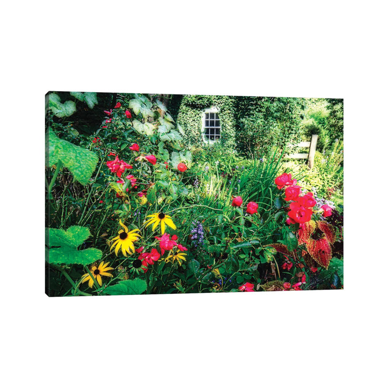 Country Garden, Far Hills, New Jersey by George Oze - Wrapped Canvas Print, 101.6 cm H x 66.04 cm W x 1.91 cm D