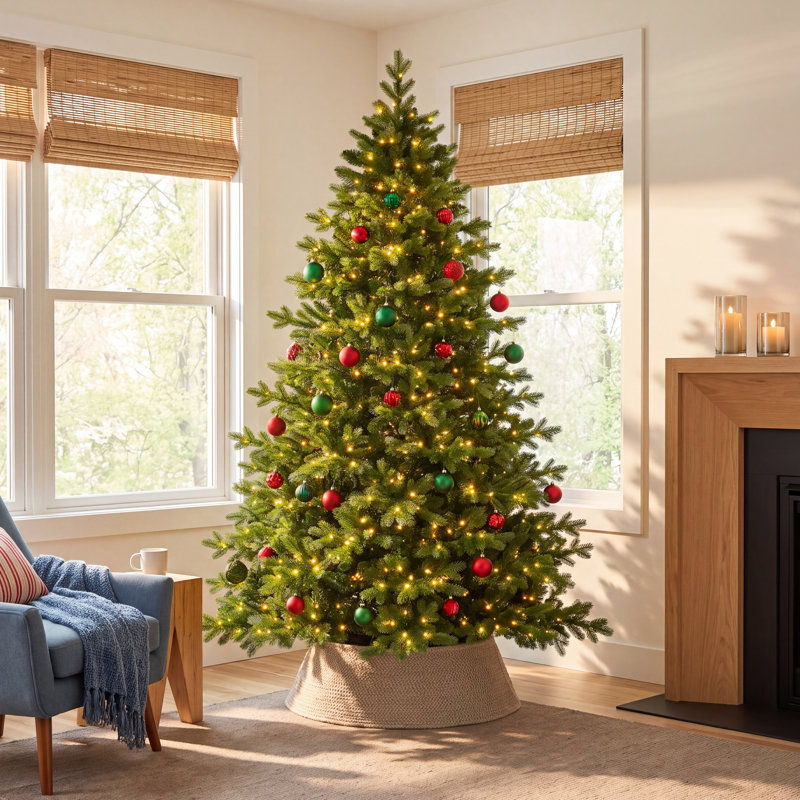 Pre-Lit Christmas Tree, 9' H