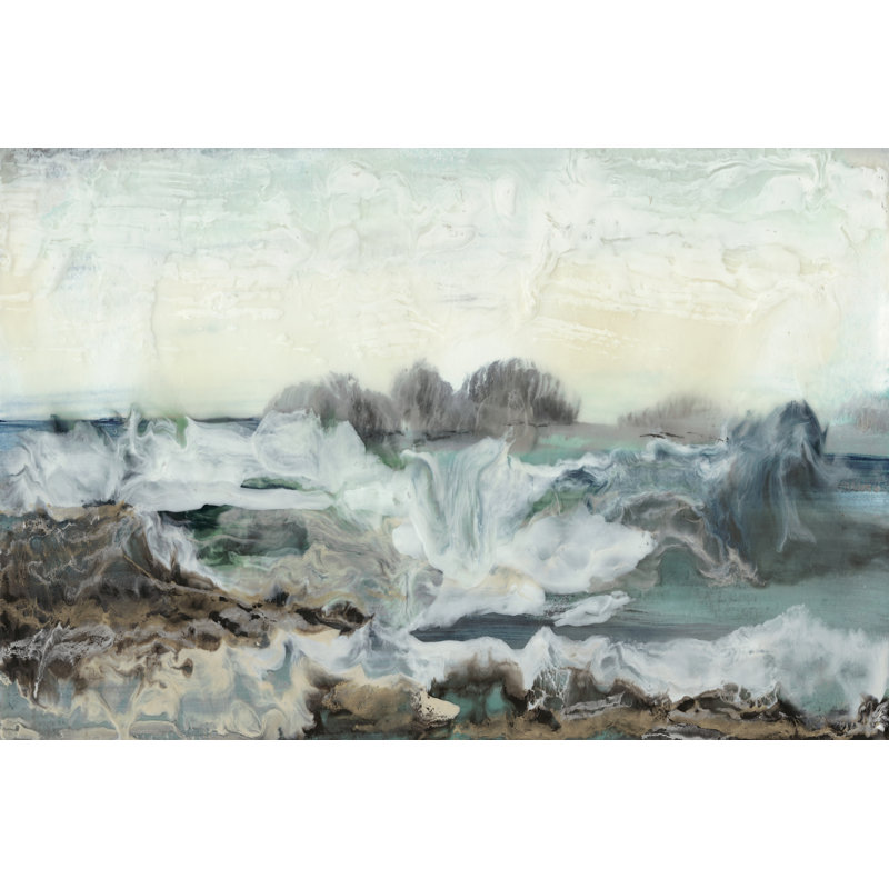 Peaceful Ground II - Wrapped Canvas Painting, 30cm H x 46cm W x 3.8cm D