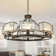Fenmore 8 - Light Iron Dimmable Chandelier
