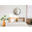 Huldar Glass Flat Wall Mirror
