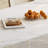 Modern Rectangular Dining Table with Rock Slab-109942393