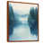 Cadre flottant brun