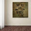 « de toile perdue », art textuel sur toile tendue-23090557