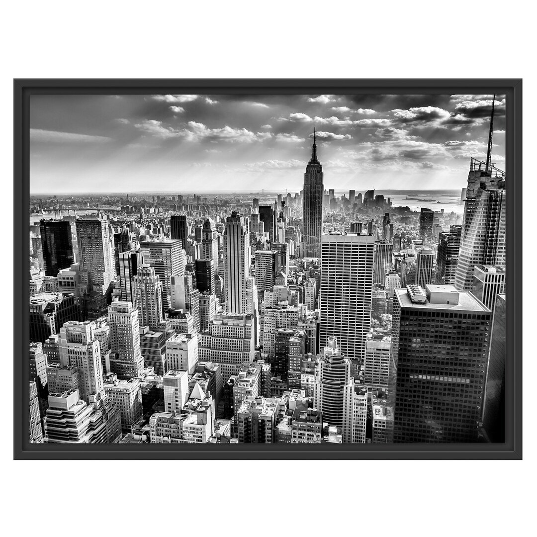 Gerahmtes Wandbild New York bei Tag