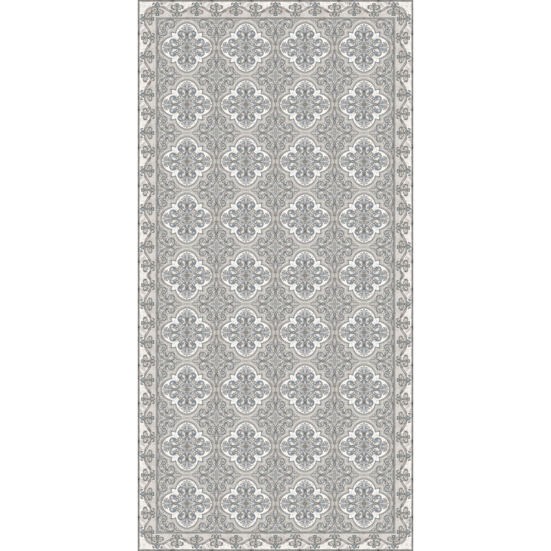 Drawit Gray Easy to Clean Kitchen Mat, Rectangle 3' x 5'