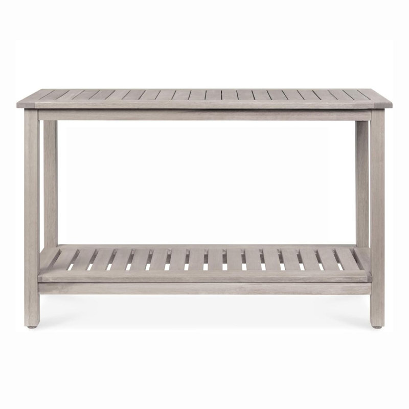 Eris Rectangular Outdoor Buffet & Console Table, Grey