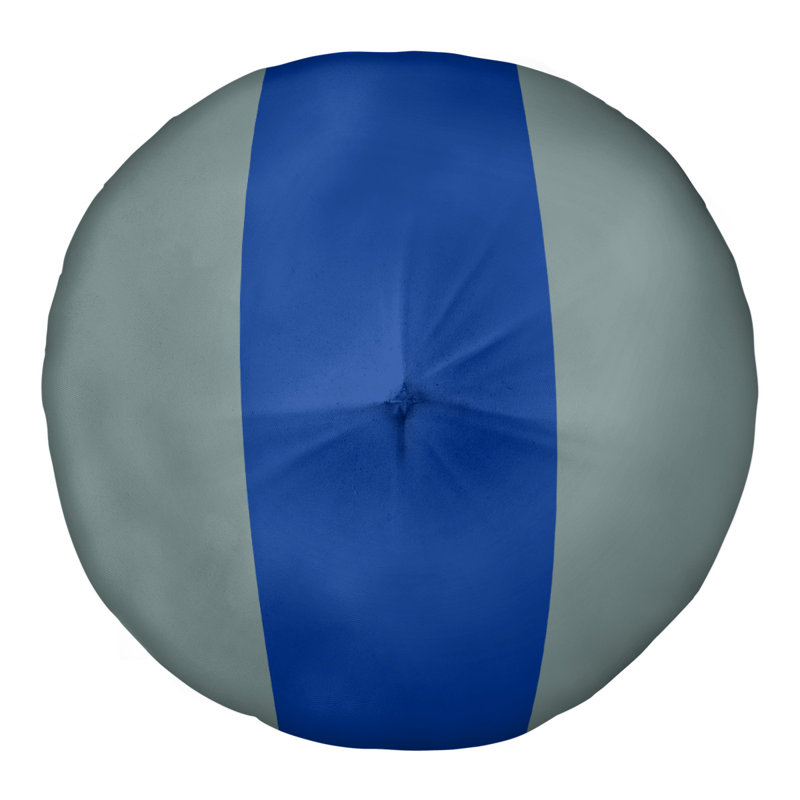 Coussin de sol touffeté arizona, H 30 po x l 30 po, Home Silver/Blue