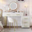 Bureau de meuble-lavabo rembourré avec fauteuil-1318161500
