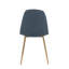 Chaise d'appoint rembourré moderne de style Mid-Century Elzada-363278947-363278951
