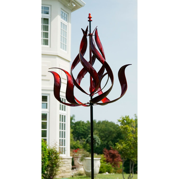 Freeport Park® Cantwell Metal Abstract Rotator & Reviews | Wayfair