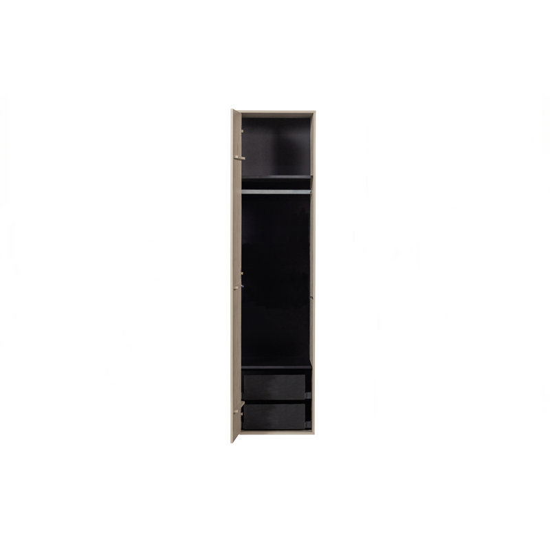 1 Door Wardrobe, 200 cm H x 50 cm W x 58 cm D