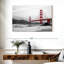 Impression sur toile Golden Gate Bridge Beach-1568592030