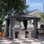 Outsunny 3 x 3(m) Hardtop Gazebo Canopy 7mm Double-Tier Roof Dark Grey