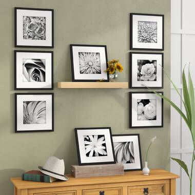 Floating Wood Gallery Picture Frame - White