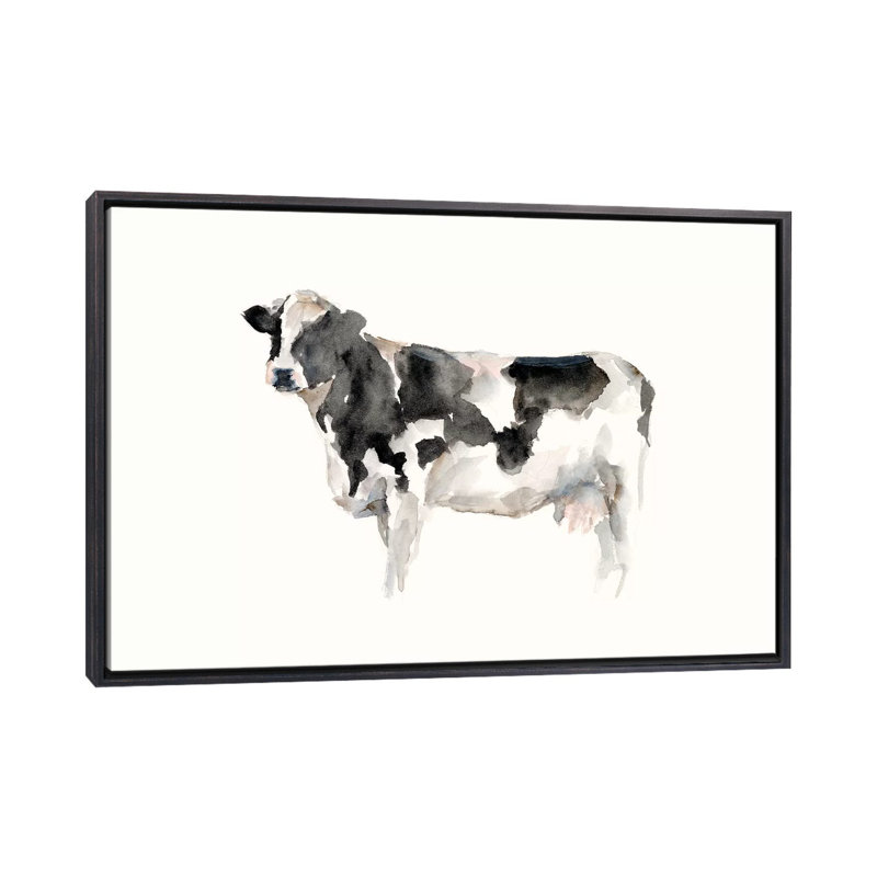 "Farm animal Study III" par Ethan Harper, reproduction d’art, H 18 po x l 26 po x P 1,5 po, Encadrement noir décoloré