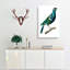 Teal Blue Bird by George Shaw - Wrapped Canvas-55330425