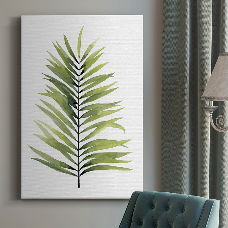 «Palm Water II», impression sur toile non encadrée, H 12 po x l 8 po x P 1 po