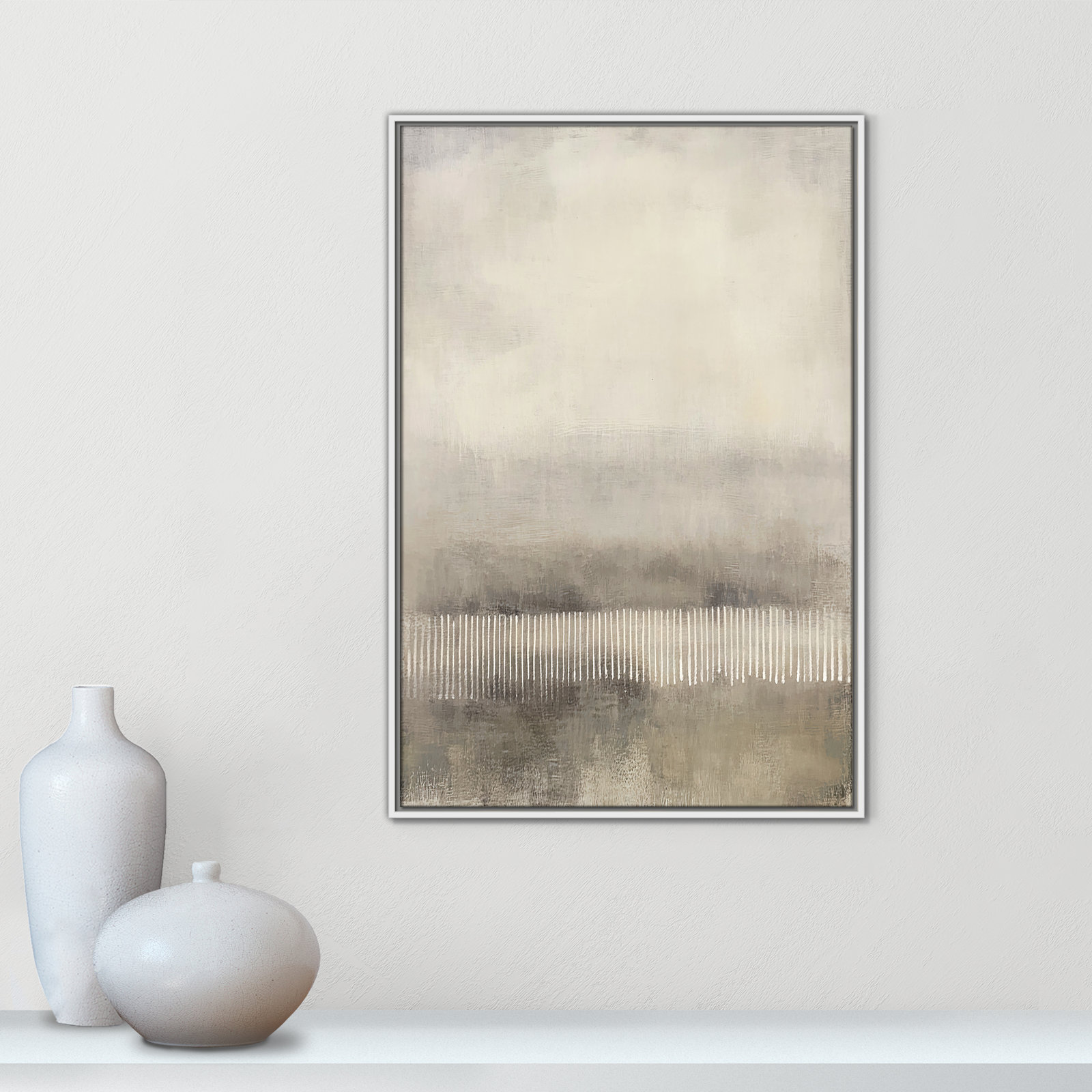 Balanced Silence I Print by Irena Orlov, 37.5" H x 25.5" W, White Floater