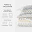 Ensemble d'édredon en microfibre à motif de literie ultra douce en duvet synthétique toutes saisons avec cachet maya-105813967