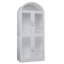  Garde-manger de 62 po de hauteur Zolan avec 4 portes en verre et garde-manger en bois avec 4 tablettes-1584364912