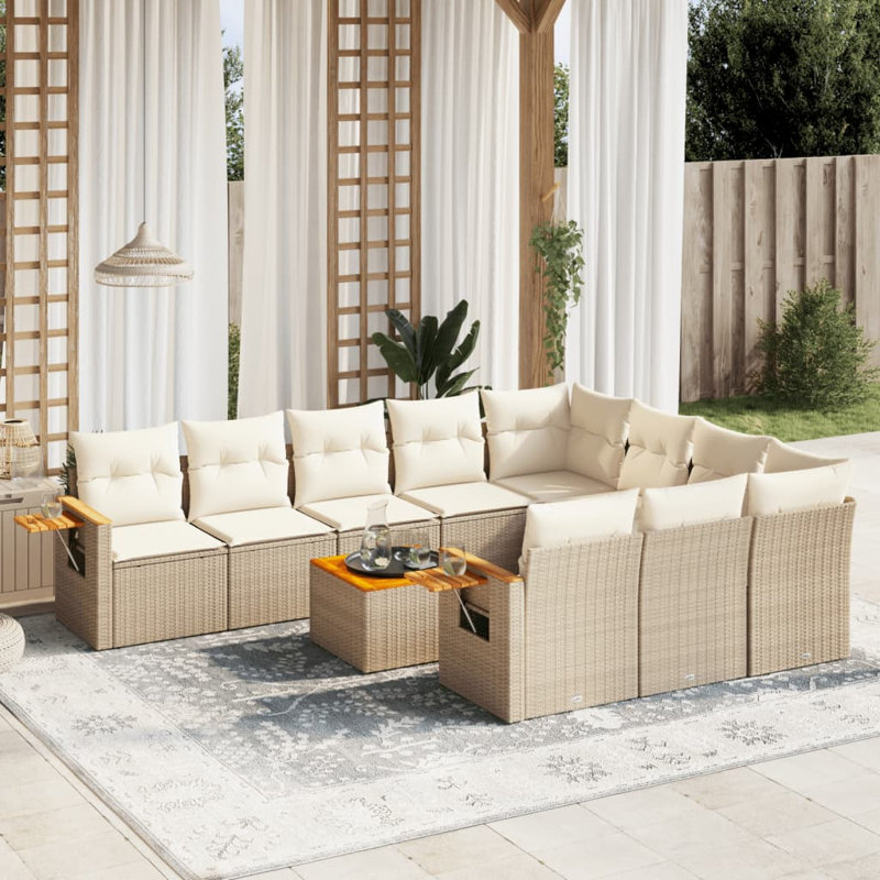 Ensemble de canapés de jardin Vidaxl
