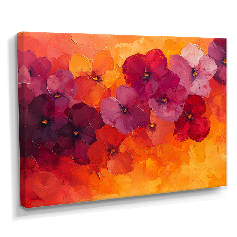 Johannsen - Floral Wall Art, 34" H x 44" W, Wrapped Canvas, Does Not Apply