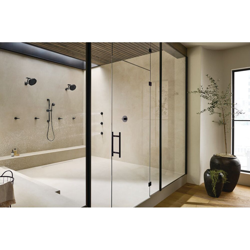 Litze® Slide Bar Handshower with H2OKinetic® Technology, Luxe Gold