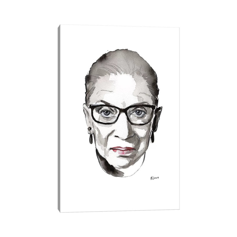 Impression RBG par Hodaya Louis, H 12 po x l 8 po x P 0,75 po, Toile tendue, Pas de tapis